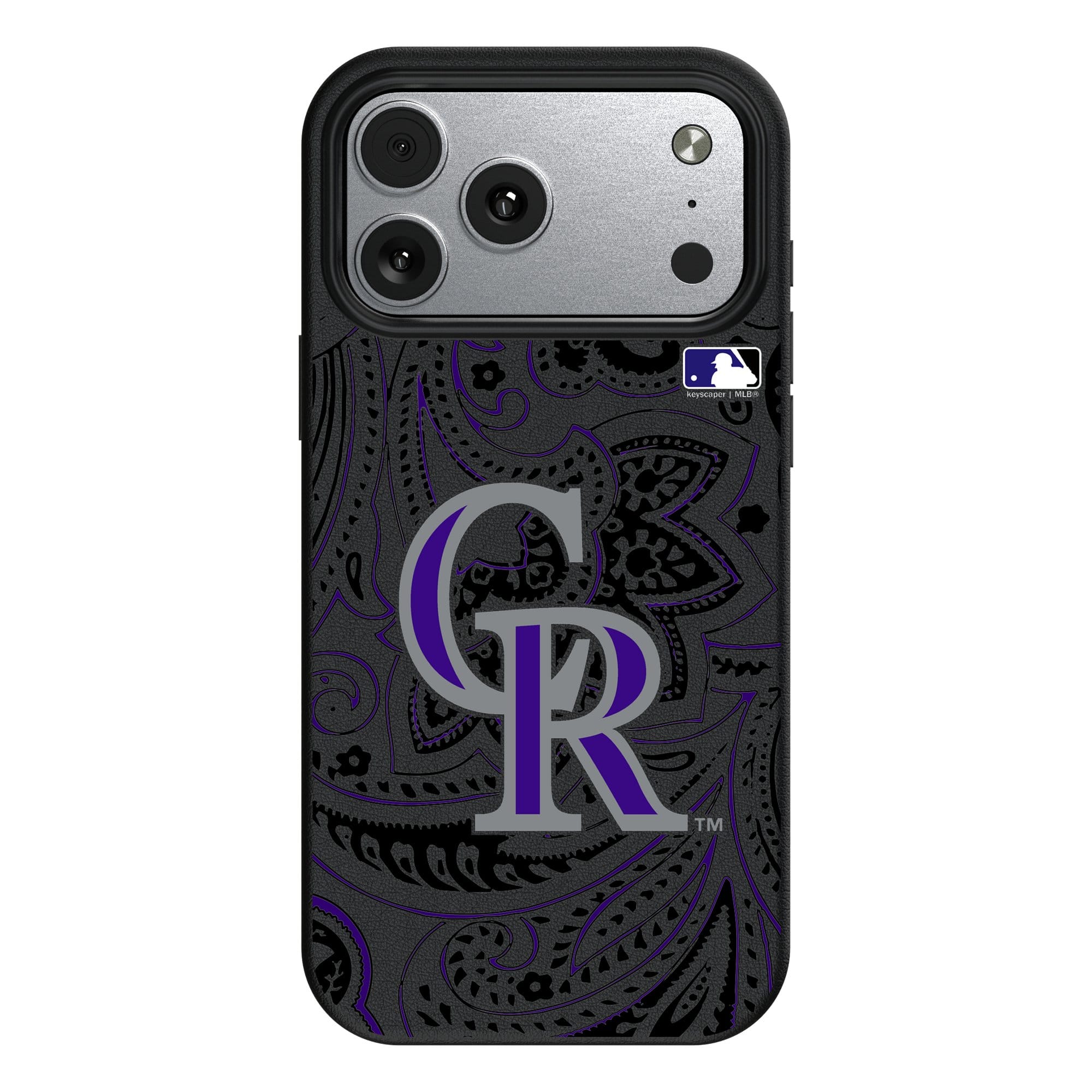 Keyscaper - MLB - Colorado Rockies Paisley iPhone Magnetic Bump Case - 17 - Black price history on PriceWatchPro