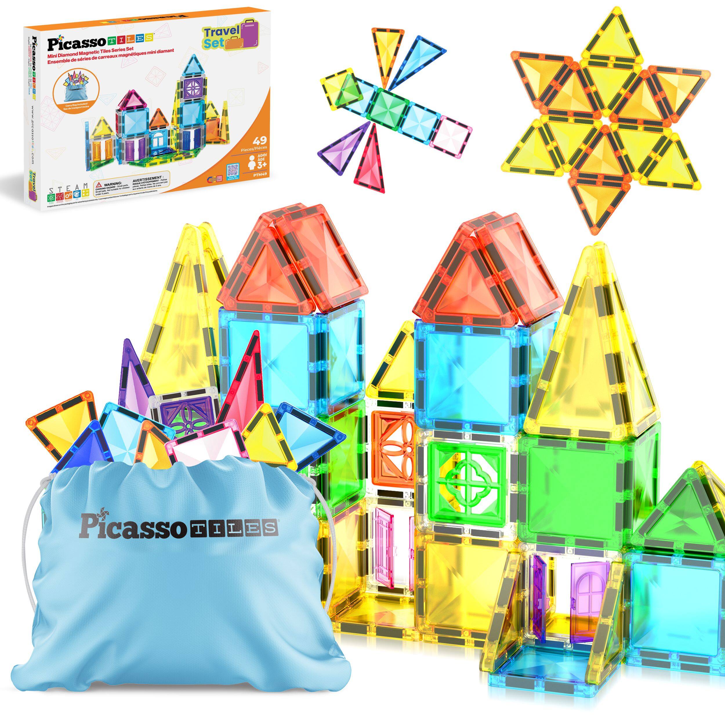 Picasso Tiles  
Travel Set  
49 Magnificent Tiles  
Picasso Tiles