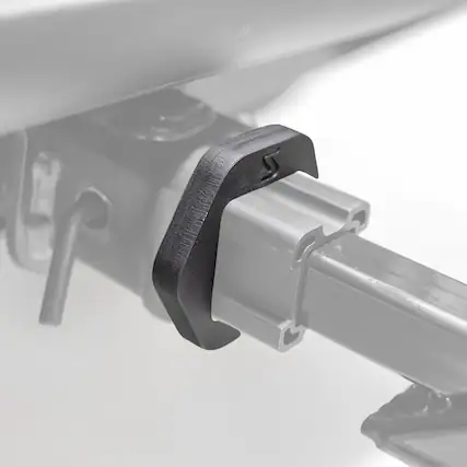 Front. Saris - Hitch Saver for 2" Hitch Receivers – Precision Fit Ring for Easy Bike Rack Installation - Carbon Black.