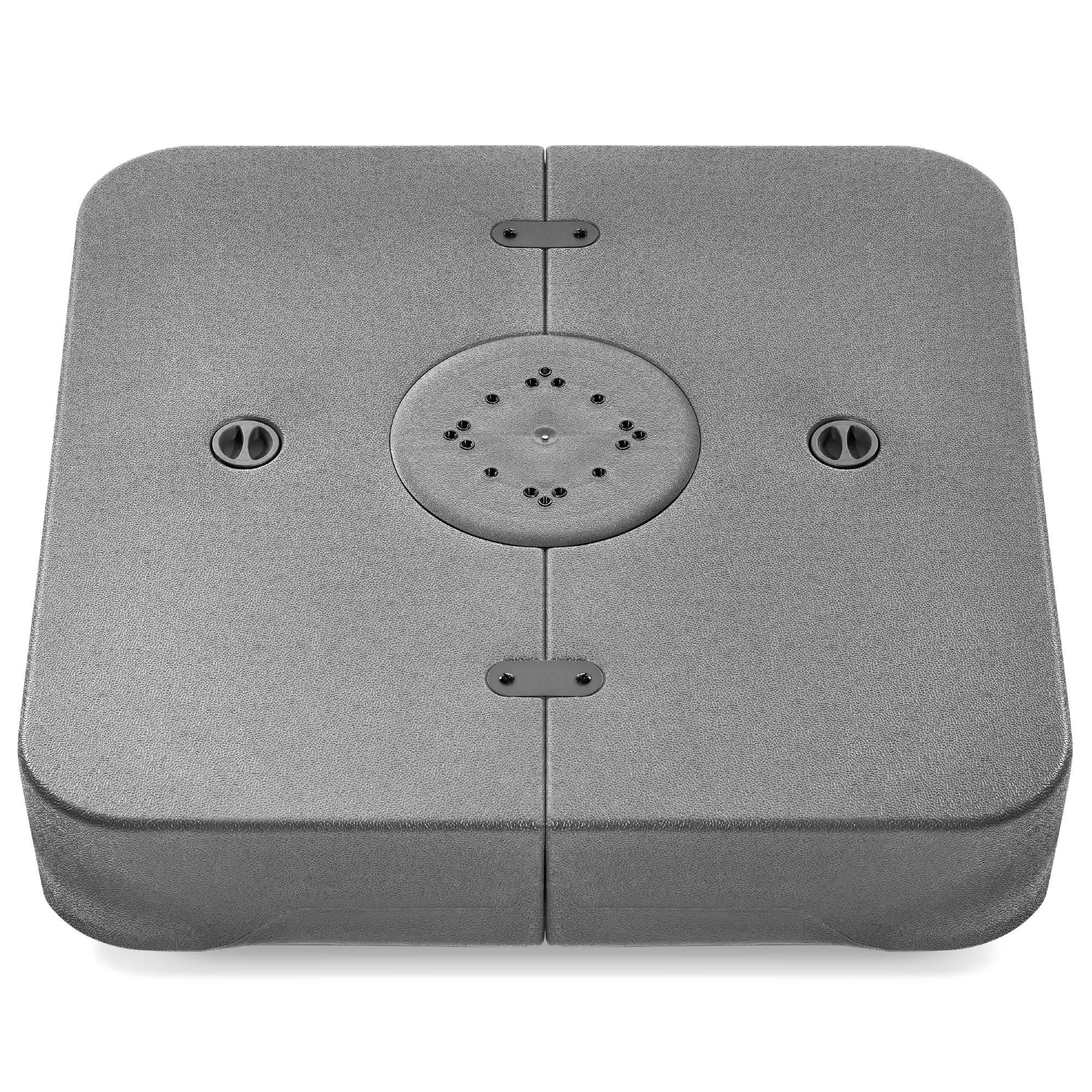 Front. Best Choice Products - Best Choice Products 330lb Capacity Fillable Heavy-Duty Outdoor Cantilever Umbrella Base w/ Easy-Fill Spouts - Gray - Gray.