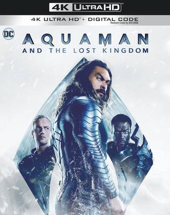 Front. Aquaman and the Lost Kingdom - 4K Blu-Ray.
