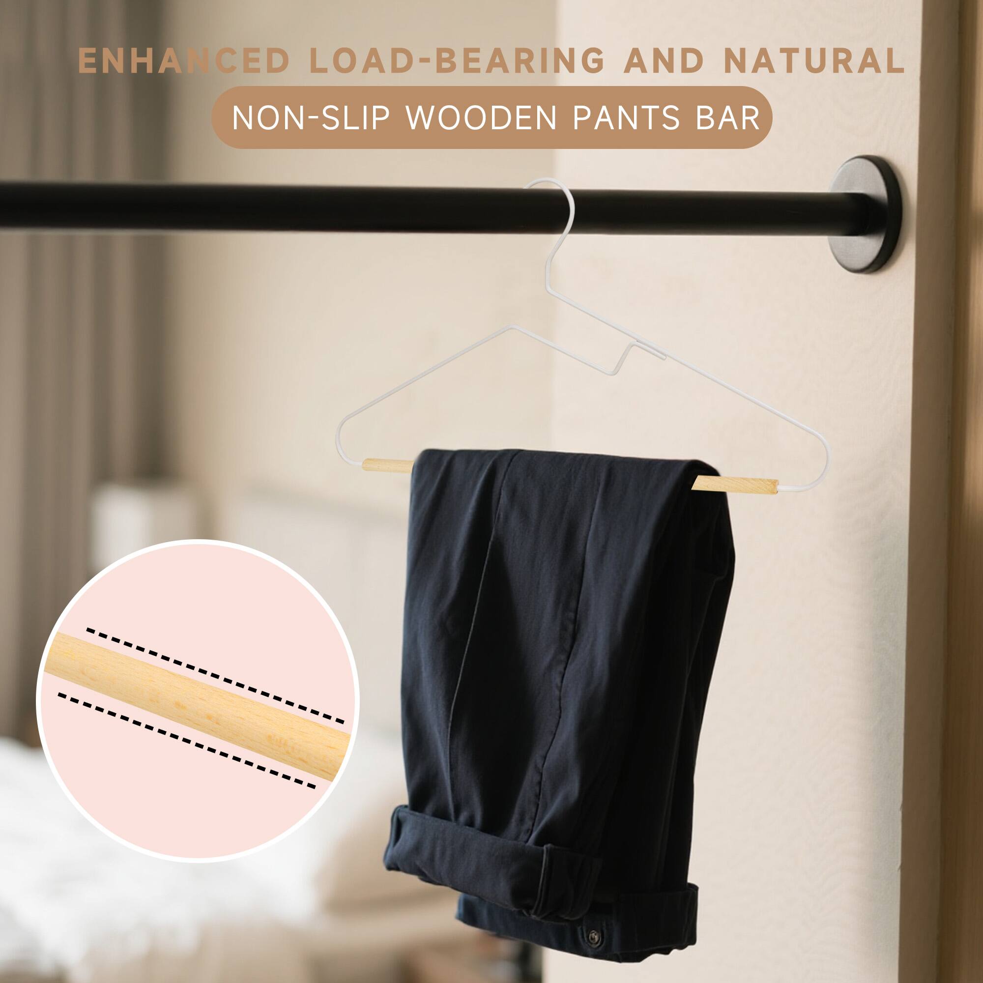 ENHANCED LOAD-BEARING AND NATURAL  
NON-SLIP WOODEN PANTS BAR