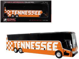 Iconic Replicas - Van Hool TX-45 Motorcoach Bus Premier Transportation University of Tennessee Orange Black Limited Edition 1/87 HO - Orange and Black