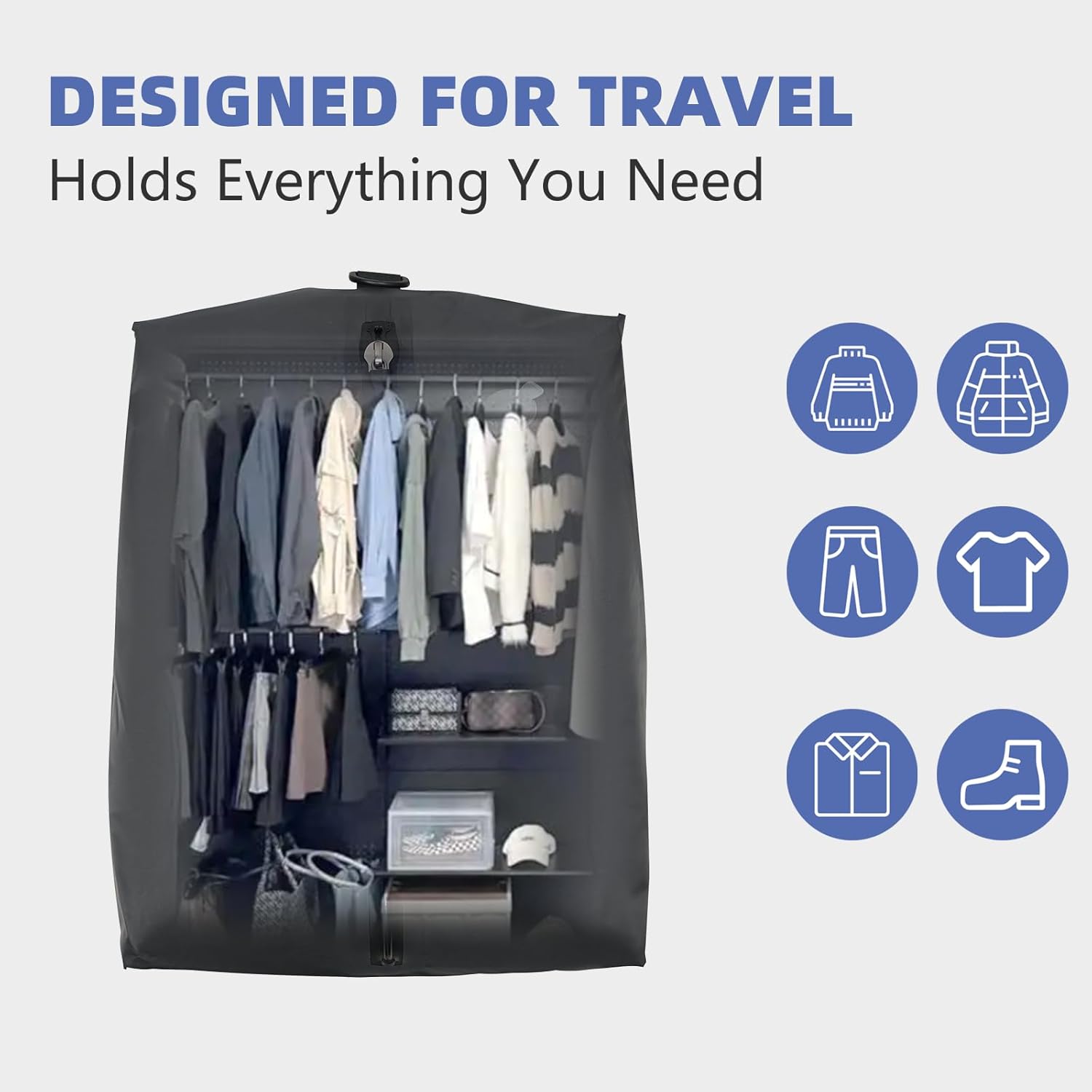 DESIGNED FOR TRAVEL  
Holds Everything You Need
