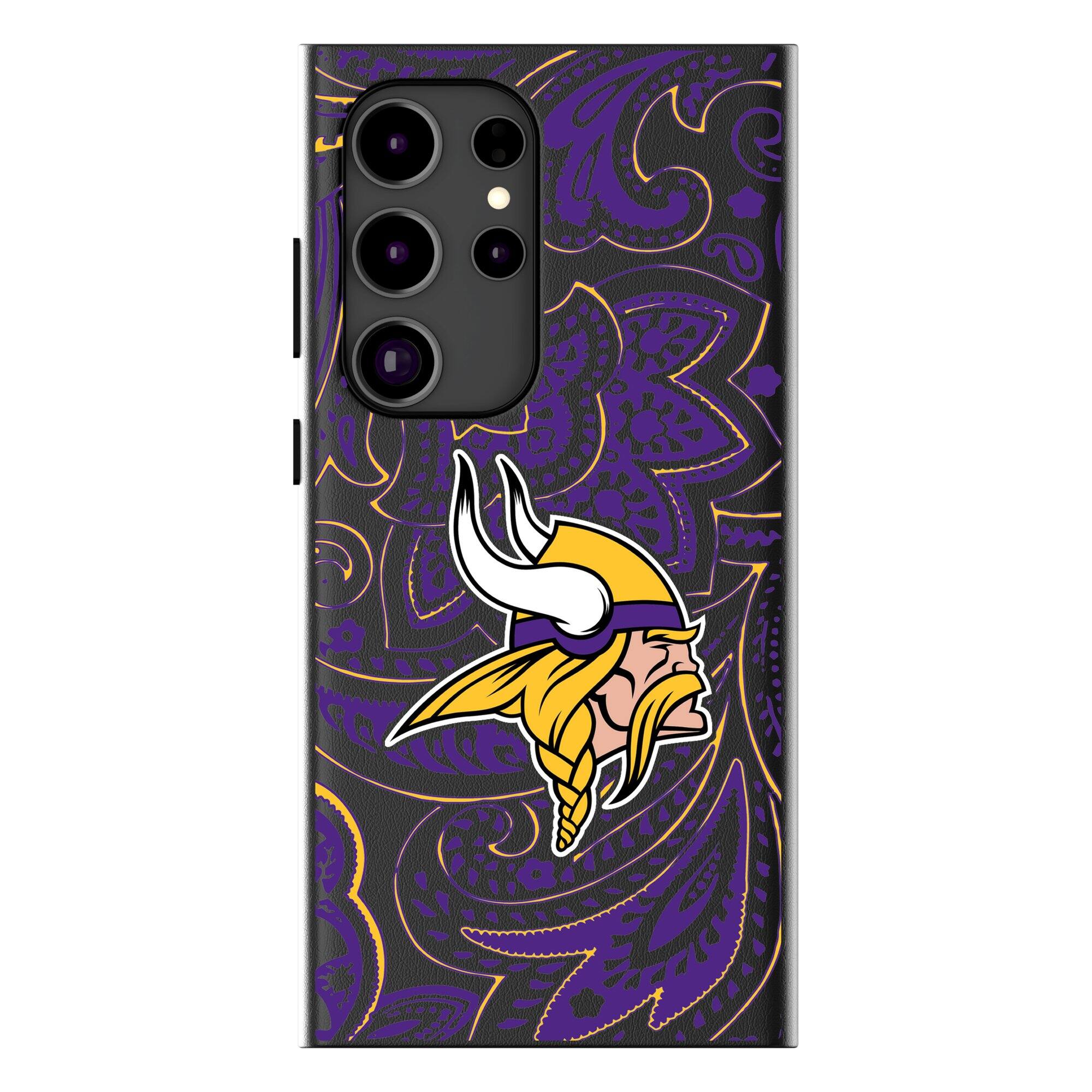 Keyscaper - NFL - Minnesota Vikings Paisley Galaxy Magnetic Bump Case - S25 Ultra - Black price history on PriceWatchPro