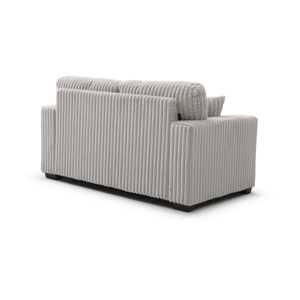 Left. Glory Furniture - Teddy Loveseat - Ivory.