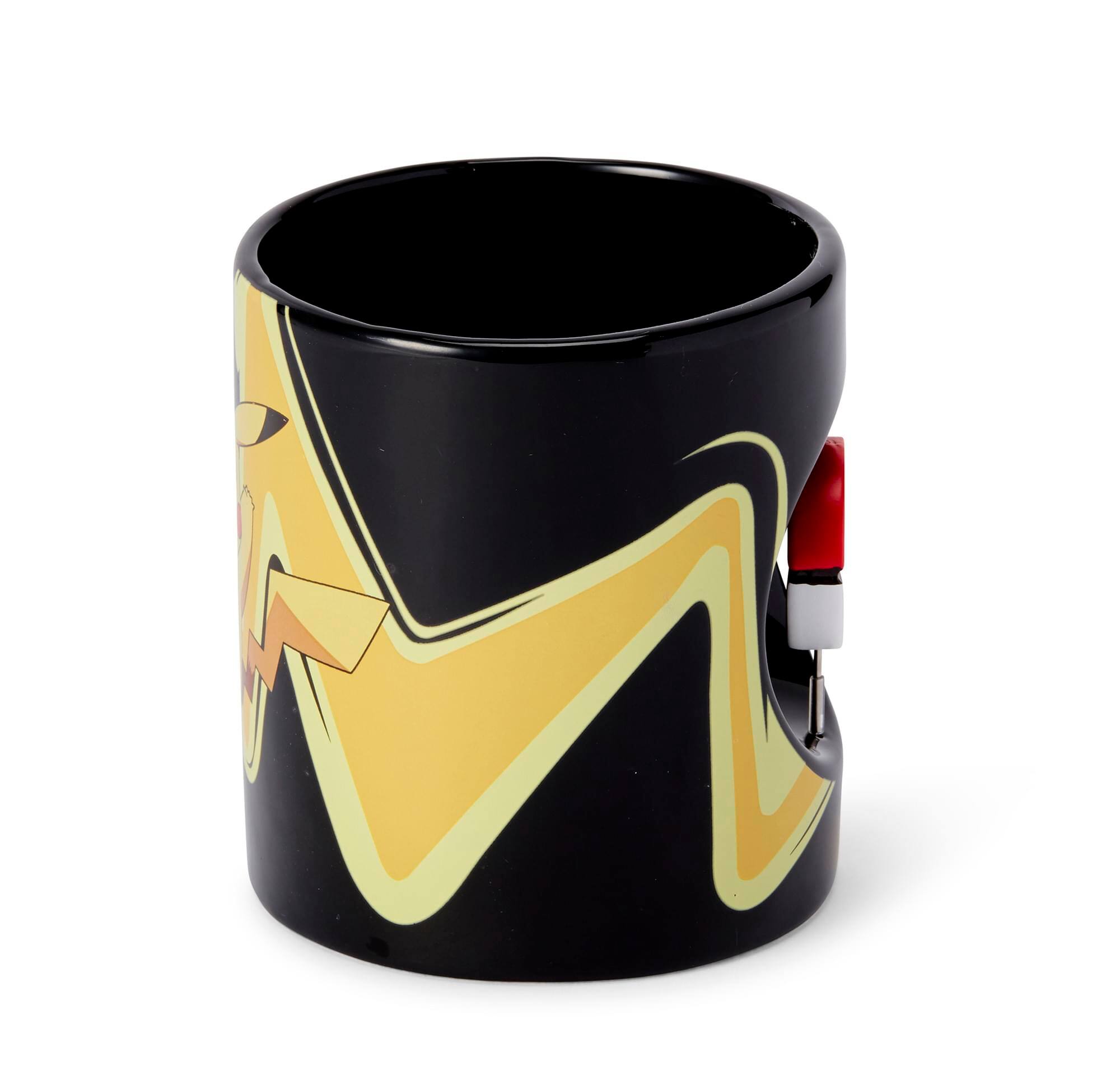 Alt View 10. Pokémon - Pokemon Pikachu & Pokeball Spinner Ceramic Mug - 16.9-Ounces Black - Black.