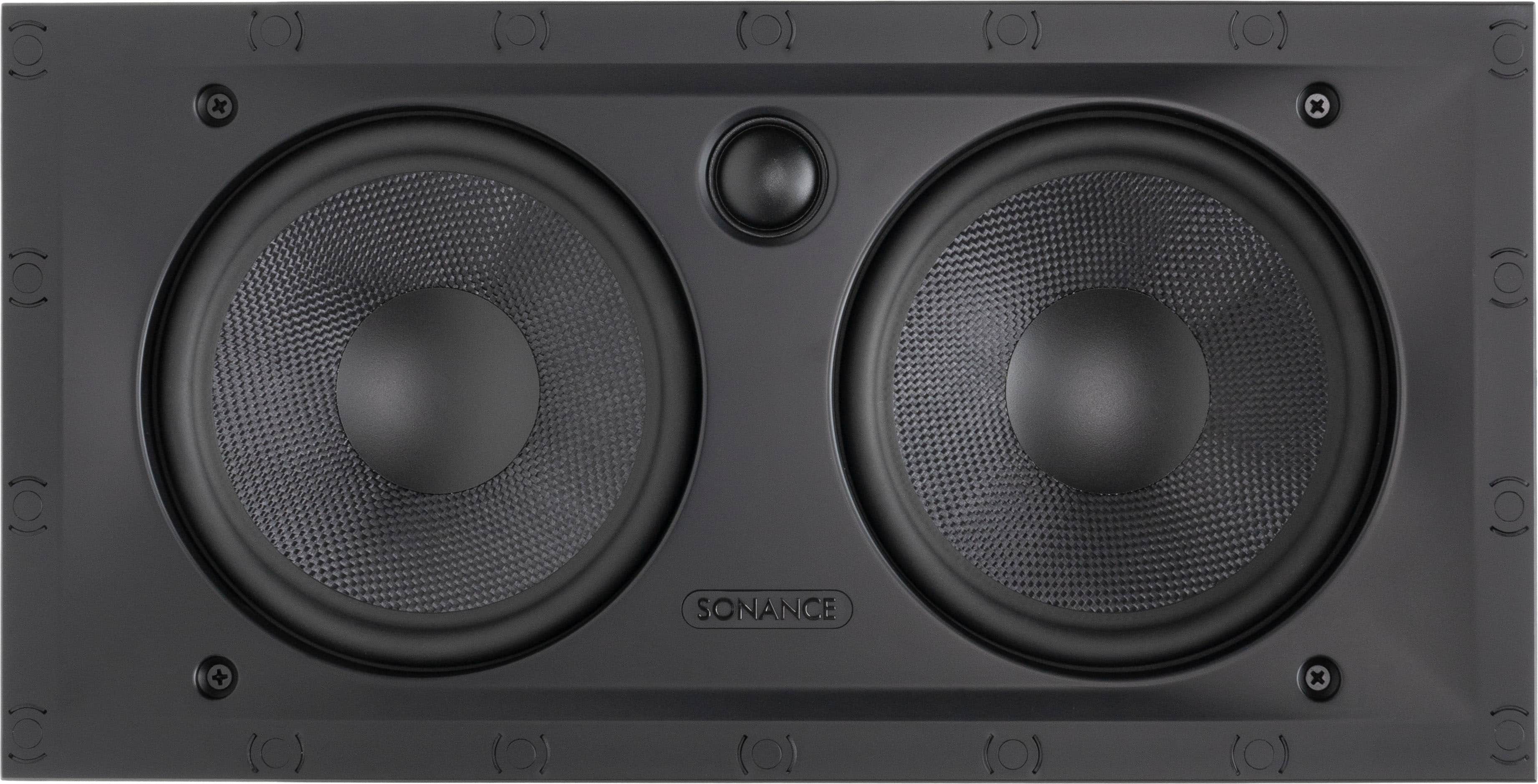 Sonance - MAG6 LCR SINGLE SPEAKER - Mag Series 6-1/2" 2-Way In Wall Rectangle LCR Speaker (Each) - Paintable White