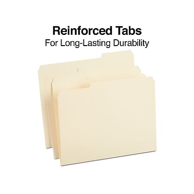 Reinforced Tabs  
For Long-Lasting Durability