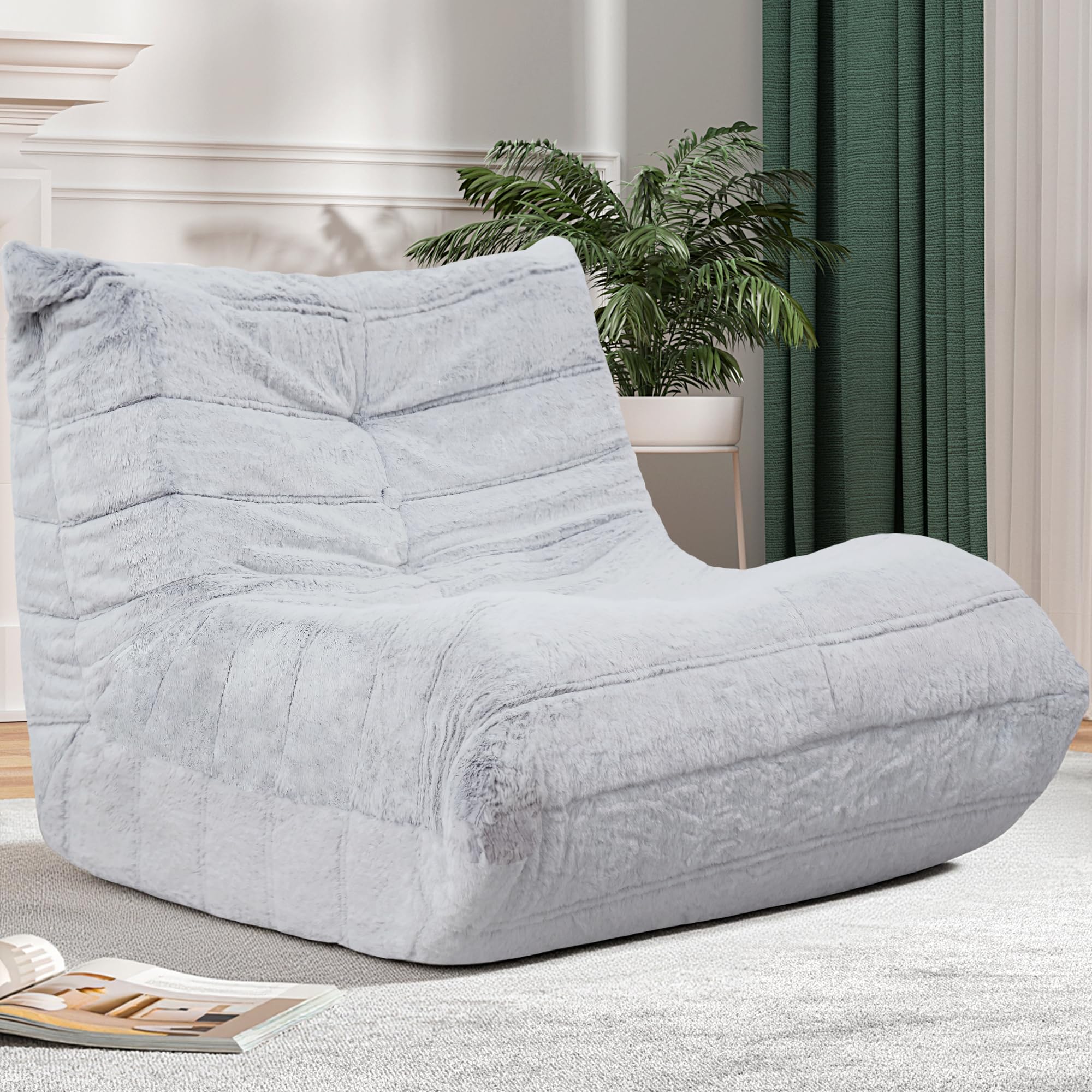 Light Grey Plush Single