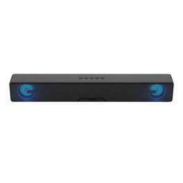 Supersonic - 17.6-Inch Portable 10W Bluetooth Soundbar - Black