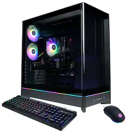CyberPowerPC - Gaming Desktop - Intel Core i9-14900F - NVIDIA GeForce RTX 5070 12GB - 32GB DDR5 - 1TB PCIe 4.0 SSD - Black