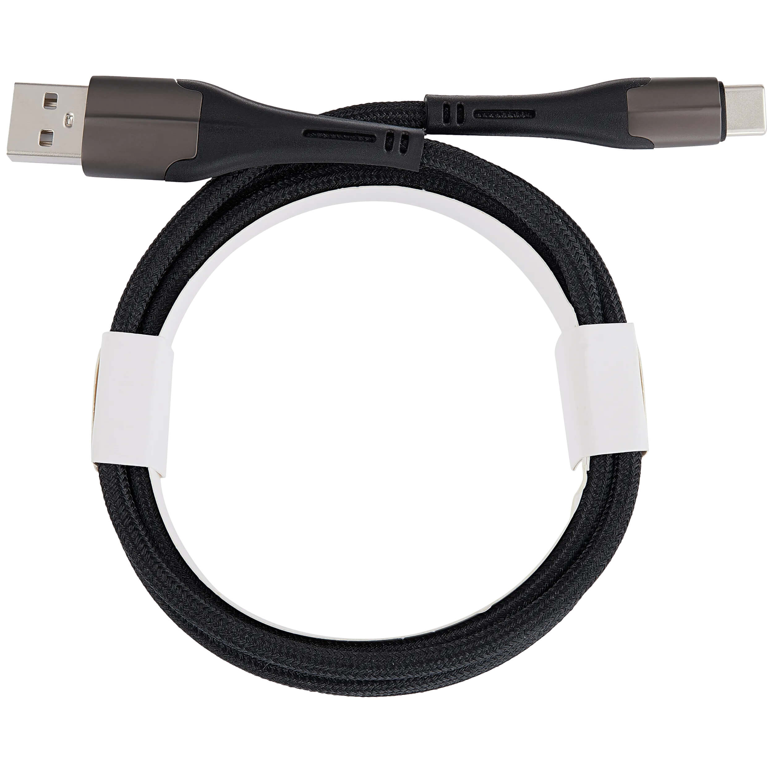 Alt View 6. Ampsentrix - 6 ft USB Type C To USB Type A Cable (Alpha) - Black - Black.