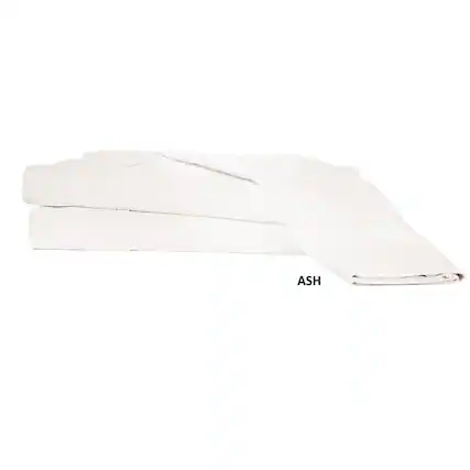 Front. Castle Hill London - Castle Hill London 310 Thread Count Cotton Sateen Sheet Set Deep Pocket - Queen, Ash - Ash.