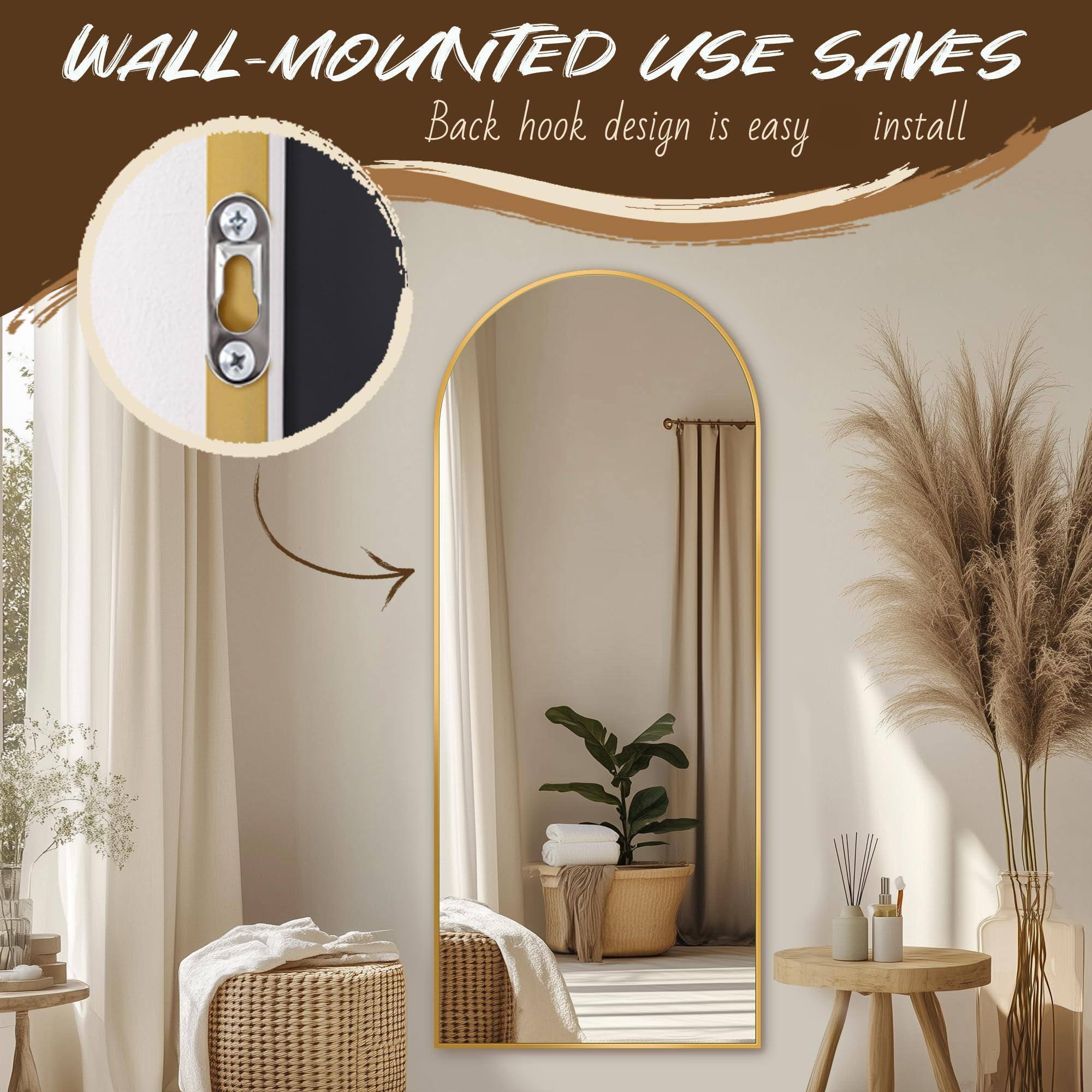 WALL-MOUNTED USE SAVES  
Back hook design is easy to install