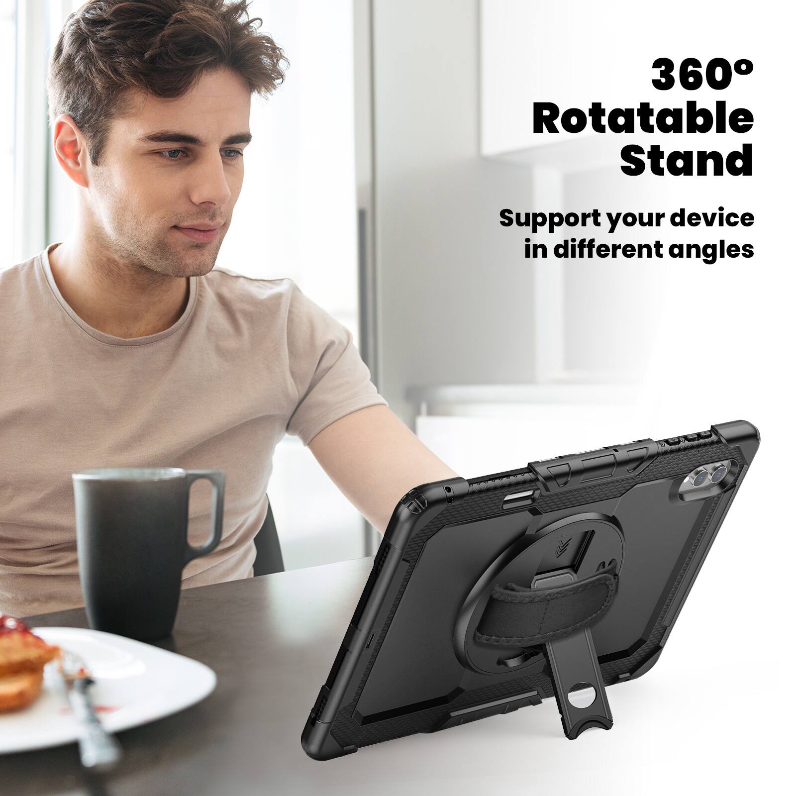 360° Rotatable Stand  
Support your device in different angles