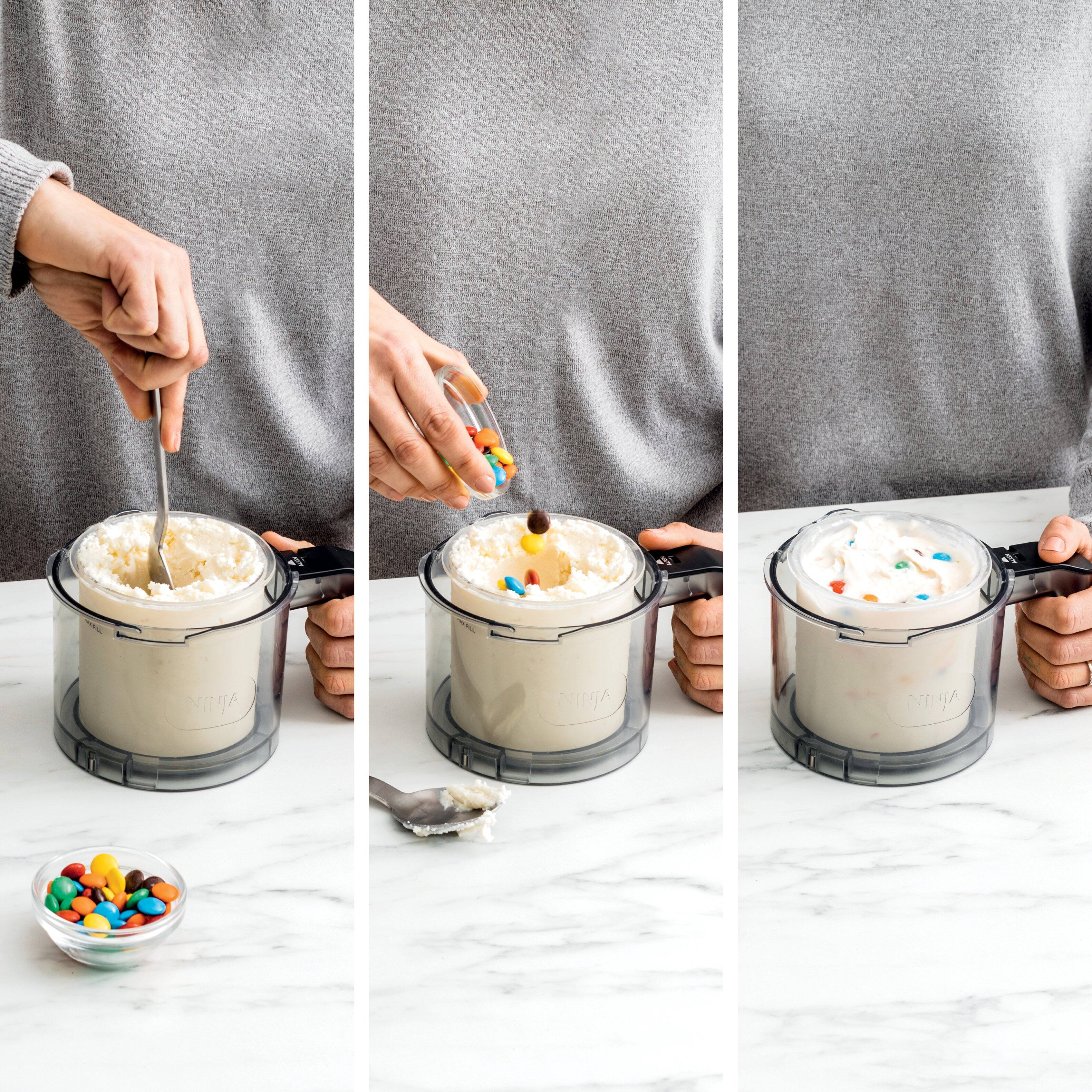 Alt View 14. Ninja - CREAMi, Ice Cream Maker, 7 One-Touch Programs - Blue.