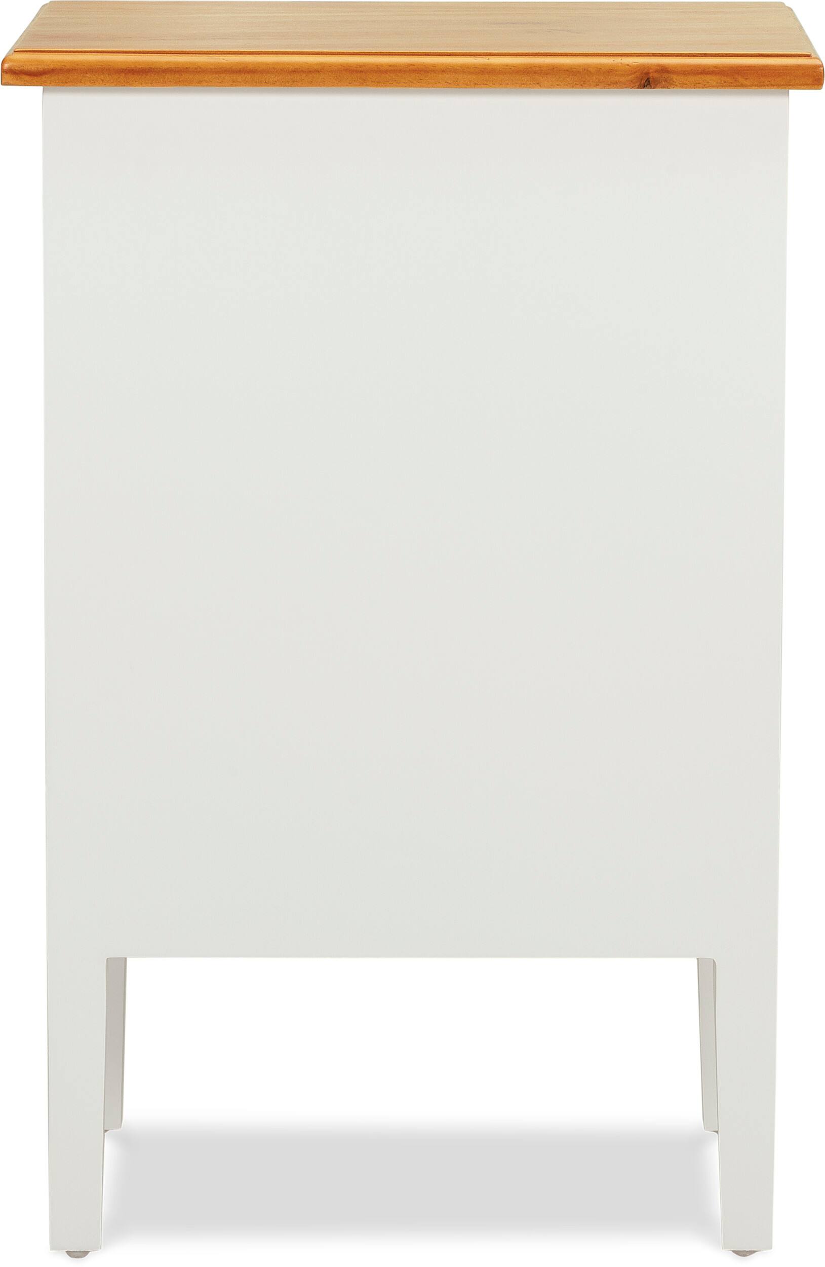 Alt View 15. Click Decor - Martin 3-Drawer Storage Cabinet - White.