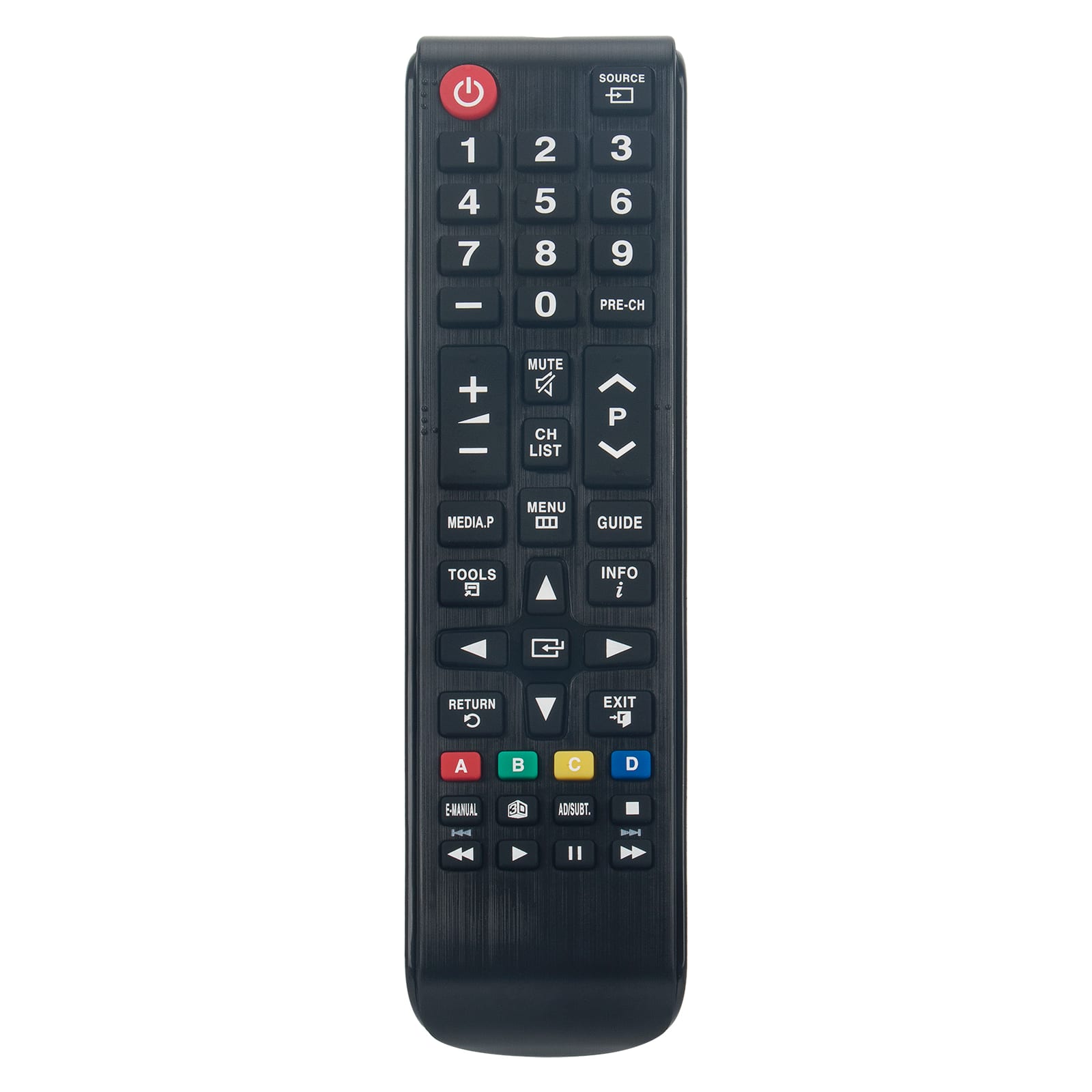 VINABTY - New AA59-00756A Replaced Remote Fits for Samsung TV UA32F6100 UA40F6100 UA46F6100 PN51F5300 PN51F5350 PN64F5300 - Black