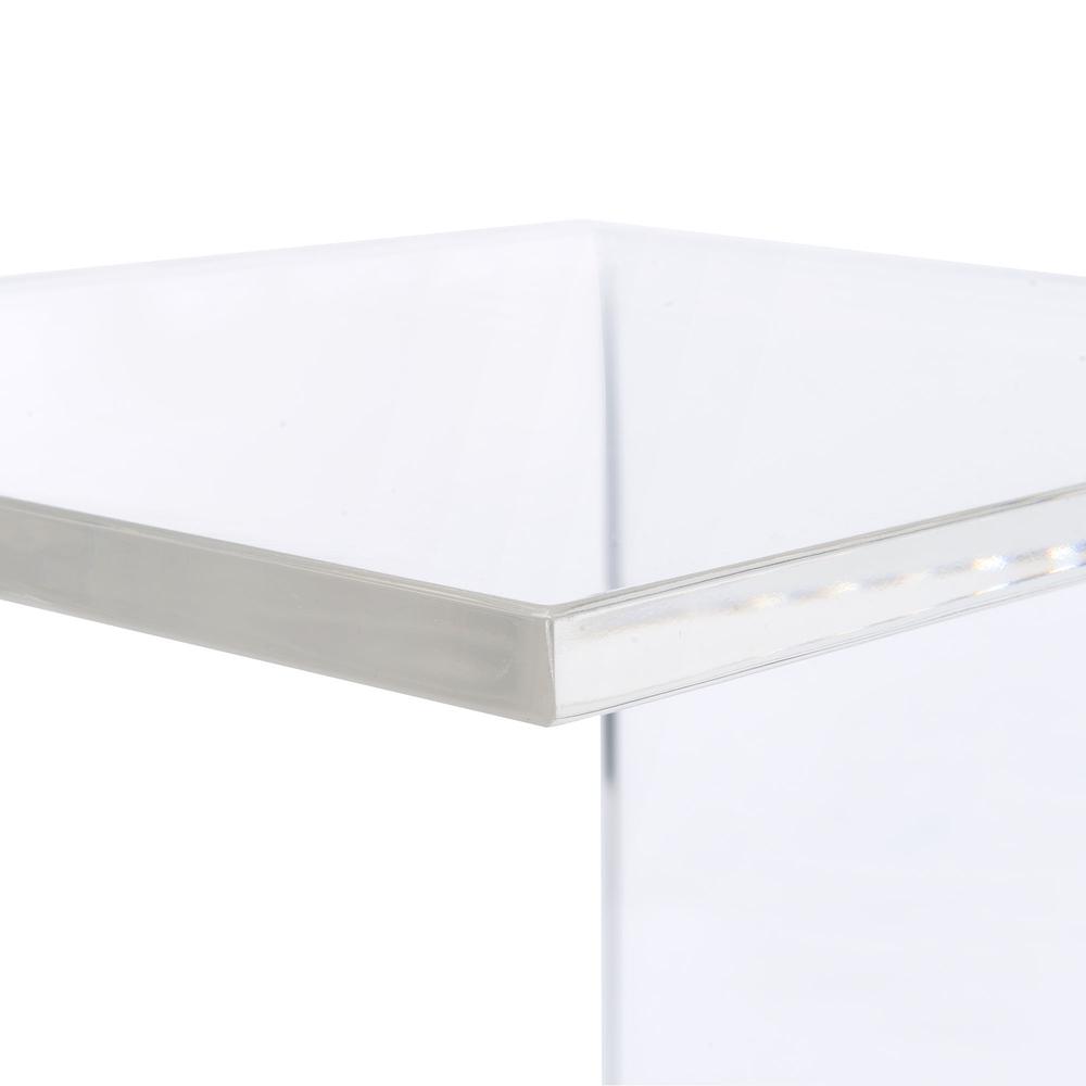 Alt View 2. Picket House Furnishings - Peek Acrylic Snack Table - Clear.