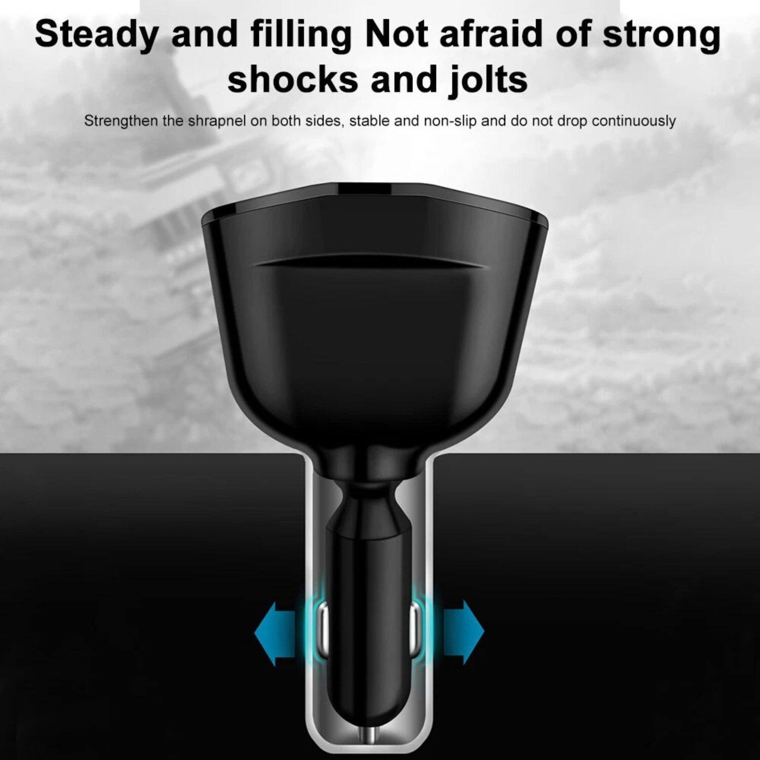 Steady and filling  
Not afraid of strong shocks and jolts  

Strengthen the shrapnel on both sides, stable and non-slip and do not drop continuously