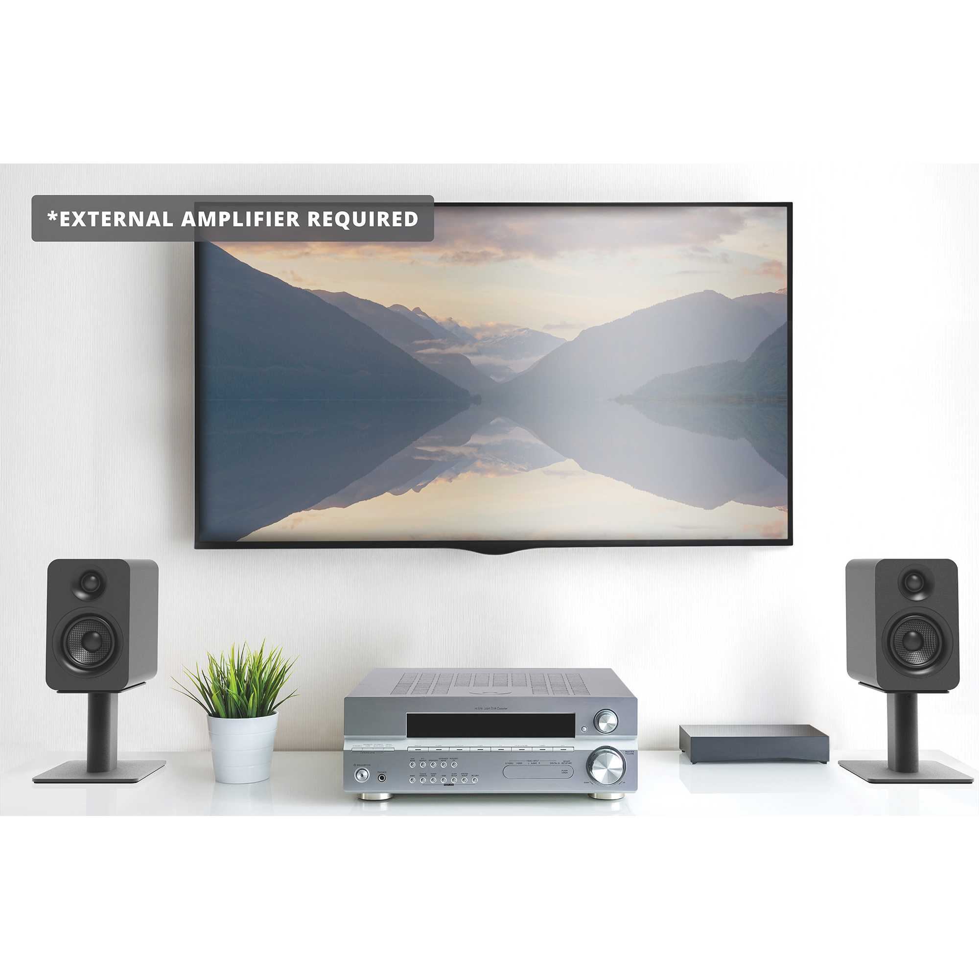 *EXTERNAL AMPLIFIER REQUIRED