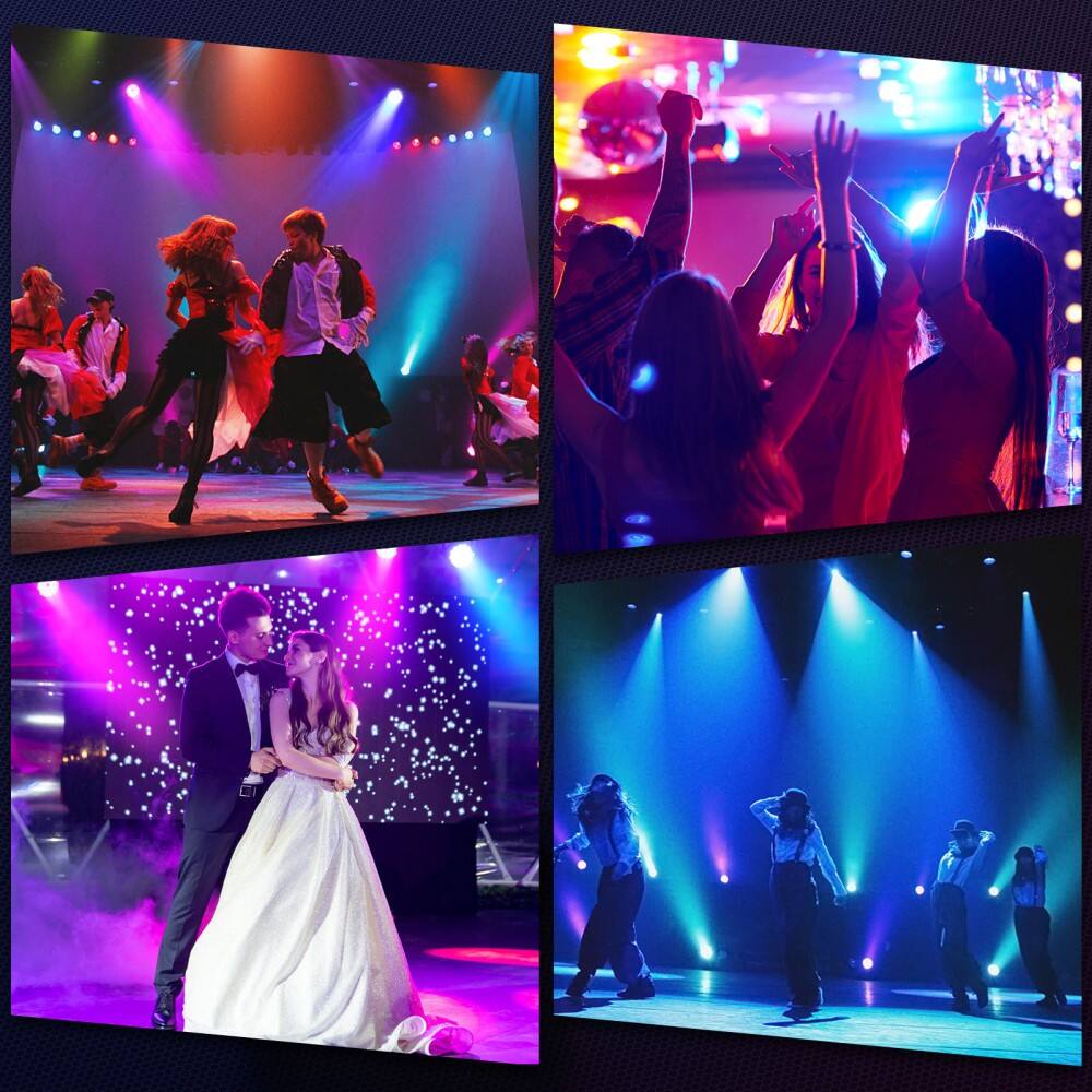 Alt View 1. UKing - 18x18W LED Zoom par Light RGBWA UV 6in1 Par Can Light Dj Stage Light.