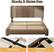 Sturdy & Noise-free
Sturdy Metal Frame
Offers a noise-free sleep
Velcro Design
Velcro links 12 wooden slats for easy assembly & firm fix