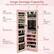 Large Storage Capacity: Well-designed interior space enhances space utilization.
120 Earring Slots
98 Ring Slots
60 Stud Earring Holes
12 Necklace Hooks
1 Bracelet Rod
24 Necklace & Bracelet Hooks
5 Shelves
2 Drawers