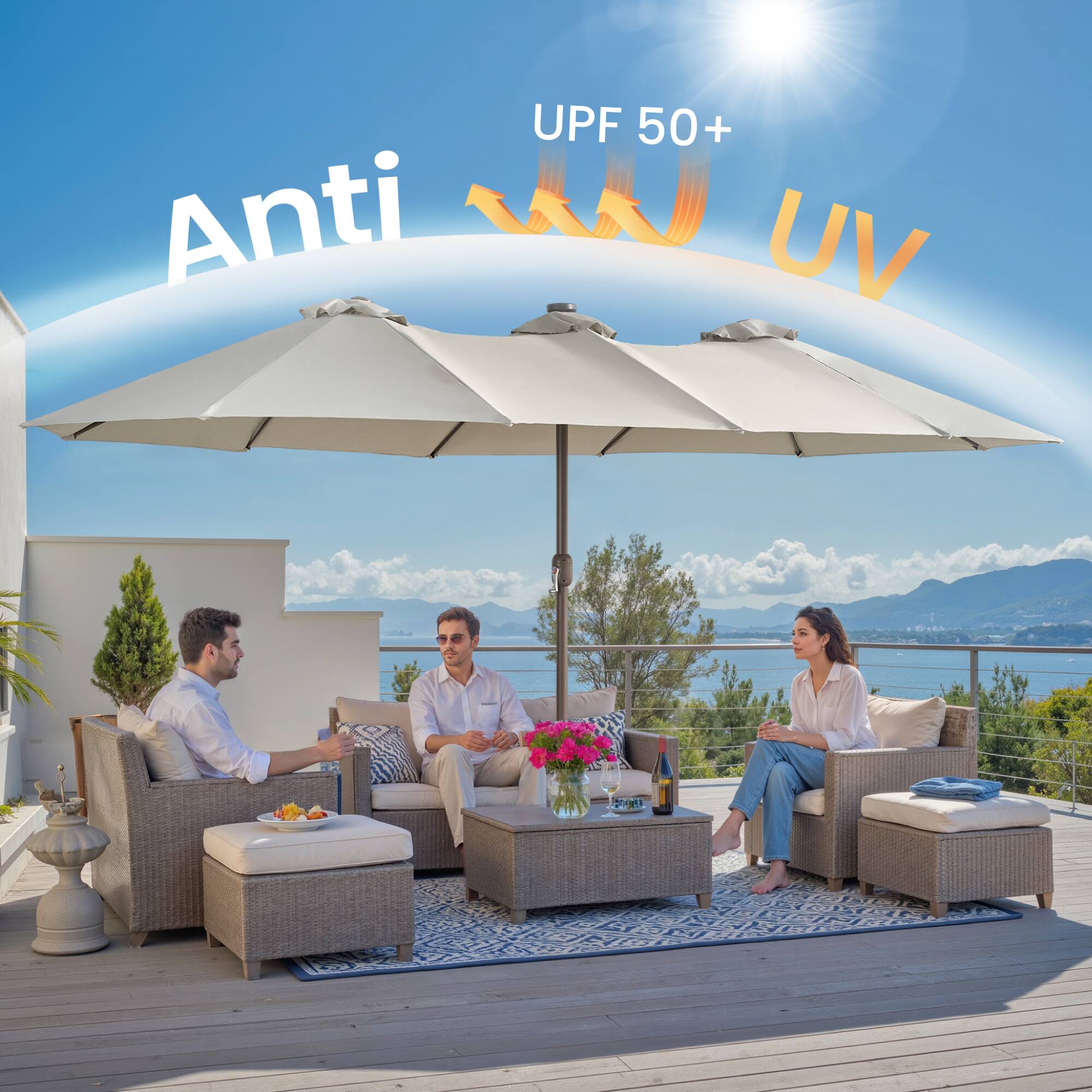 Anti UV UPF 50+