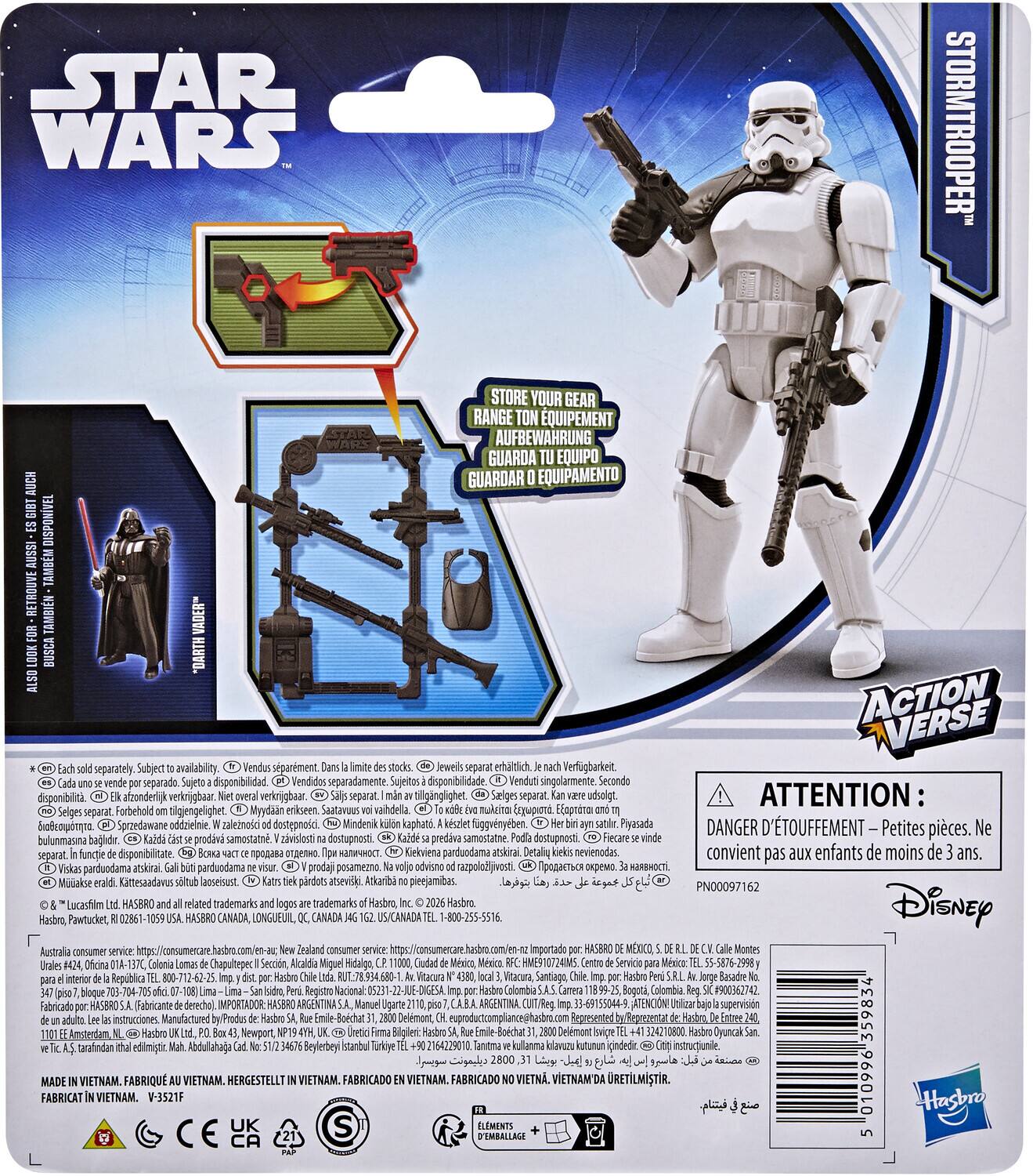 STAR WARS STORMTROOPER STORE YOUR GEAR RANGE TON QUIPEMENT AUFBEWAHRUNG GUARDA EQUIPO GUARDAR EQUIPAMENTO DISPONIVEL AUSSI TAMBM RETROUVE TAMBIEN VADER BUSCA "DARTH ACTION VERSE separately Subject availability. separement erhltlich Verfgbarkeit. separado. disponibilidad Vendidos separadamente. Sujeitos disponibilidade singolarmente Secondo dsponiblit afzunderijk verlfjgbaar verknigbaar. bilgnglighet separat. wcholgt ATTENTION: separat Forbehold tilgjengelighet Myydaan enkseen Saatavous valhdella muiia pird ELapnra  Sprredawane adidzielnie zaletneld dostepnosd Mindenk aphato fuggvenyeben Piyasada DANGER D'TOUFFEMENT Petites bulunmasna prodava samostatne zavisiesti dostupnost predava samostatne dostupnesti. pices. baglide separat functle disponibilitate   Kiekiena parduodama Detally nevienodas. conv