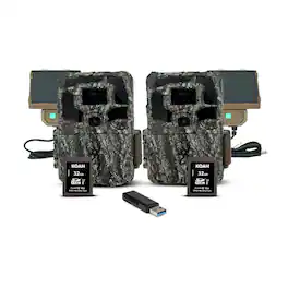Browning Trail Cameras - Browning Dark Ops Pro X 1080 Trail Camera (2-Pack) with Accessories Bundle