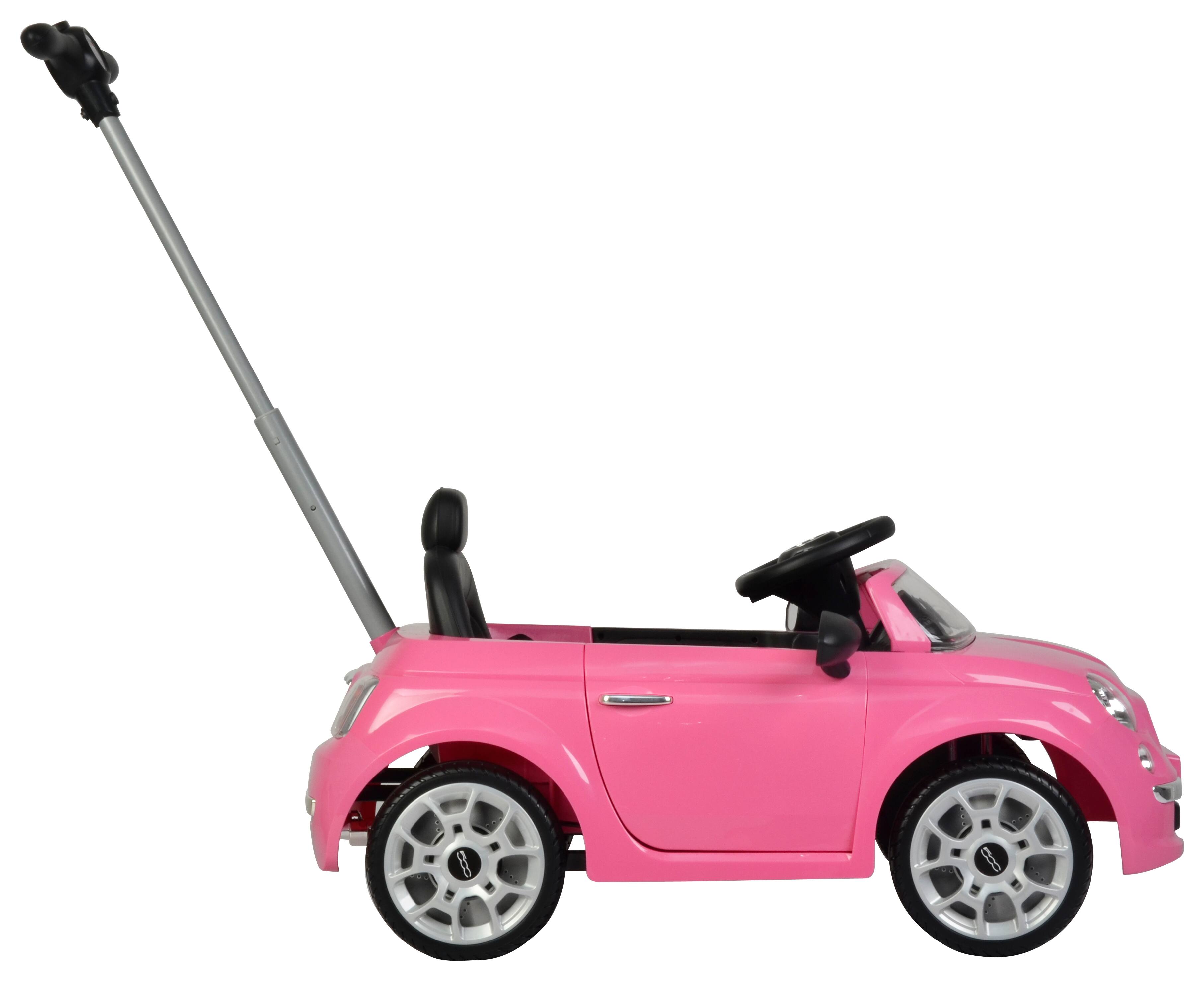 Alt View 12. Best Rideon Cars - Fiat 500 Push Car Stroller - Pink.