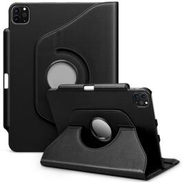 DTTO - Rotating Case for iPad Pro 11" 1st/2nd/3rd/4th Gen & iPad Air 10.9" 4th/5th Gen, 360 Stand, Pencil Holder, Smart Cover - Black