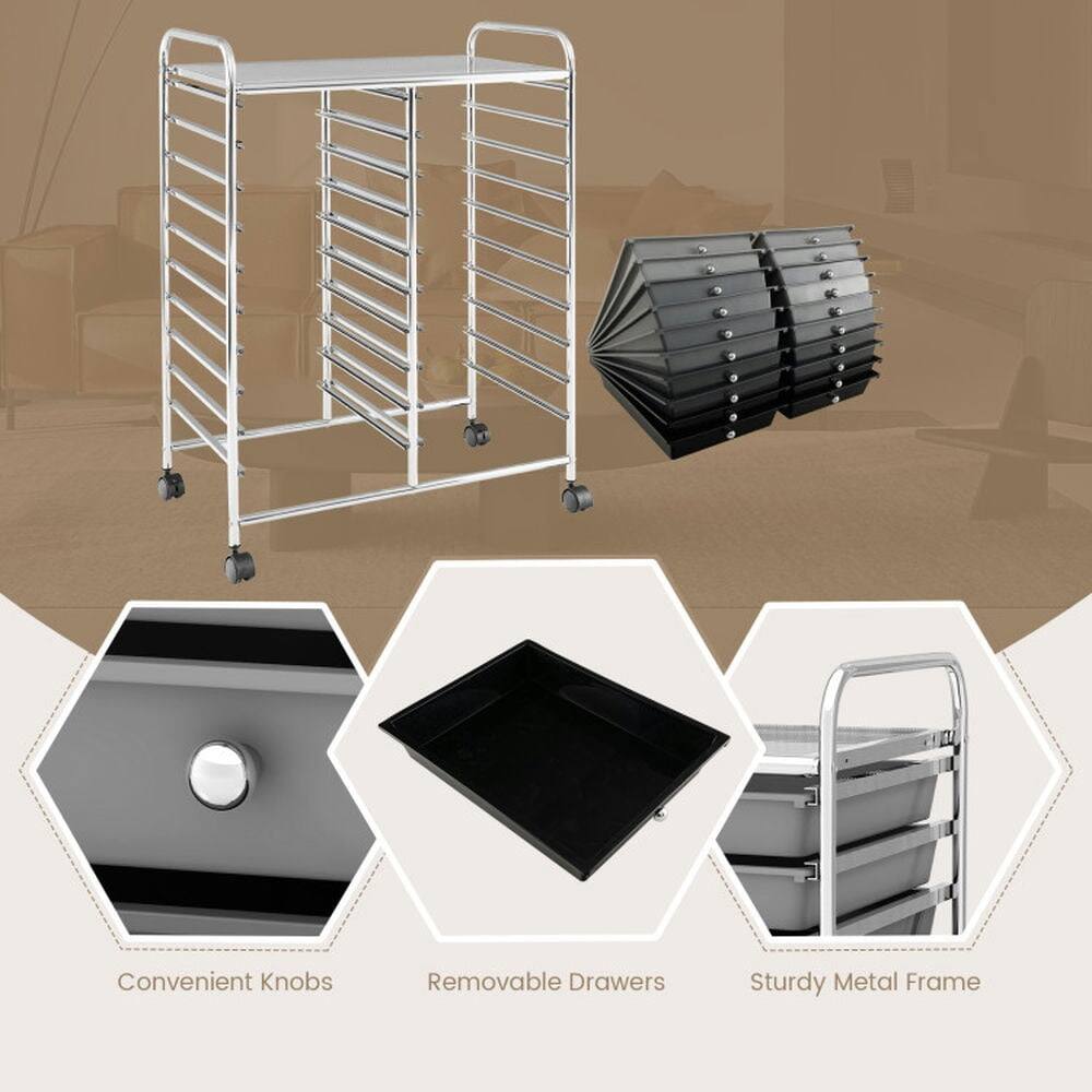 Convenient Knobs  
Removable Drawers  
Sturdy Metal Frame