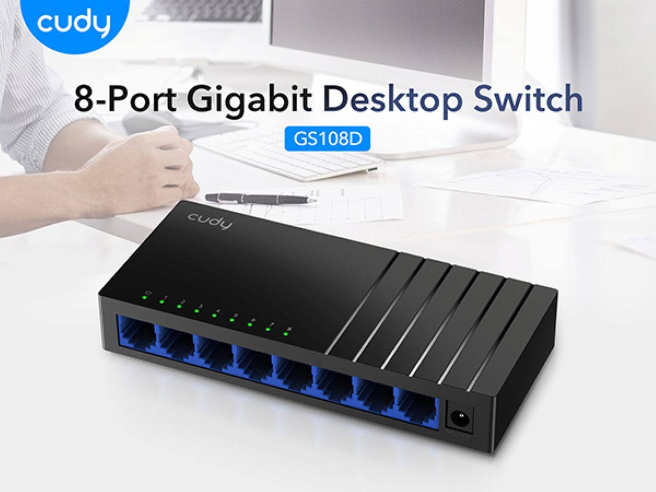 cudy 8-Port Gigabit Desktop Switch GS108D
