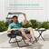 ADJUSTABLE SUN SHADE
Flip the self-storing sun shade from the back of the chair and use the flexible design to shade your face
*Gray color shown