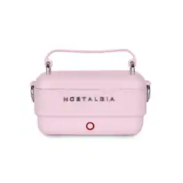 Nostalgia - 32 oz. Classic Retro Heated Lunchbox - Pink