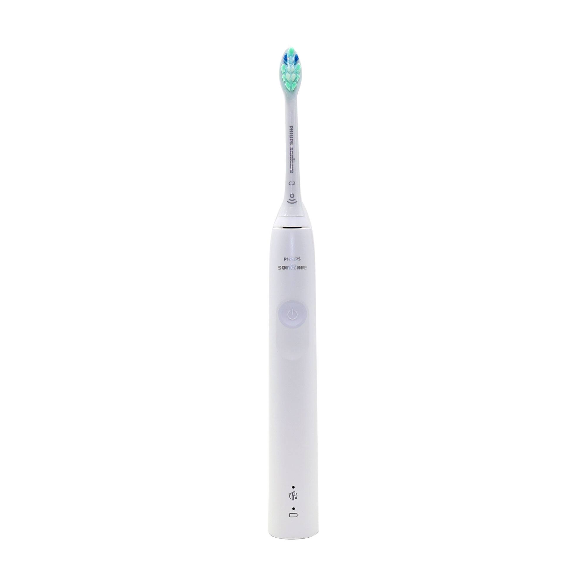 Alt View 4. Philips Sonicare - Philips Sonicare 4100 Electric Toothbrush with Cordless Power Flosser 3000 White - White.