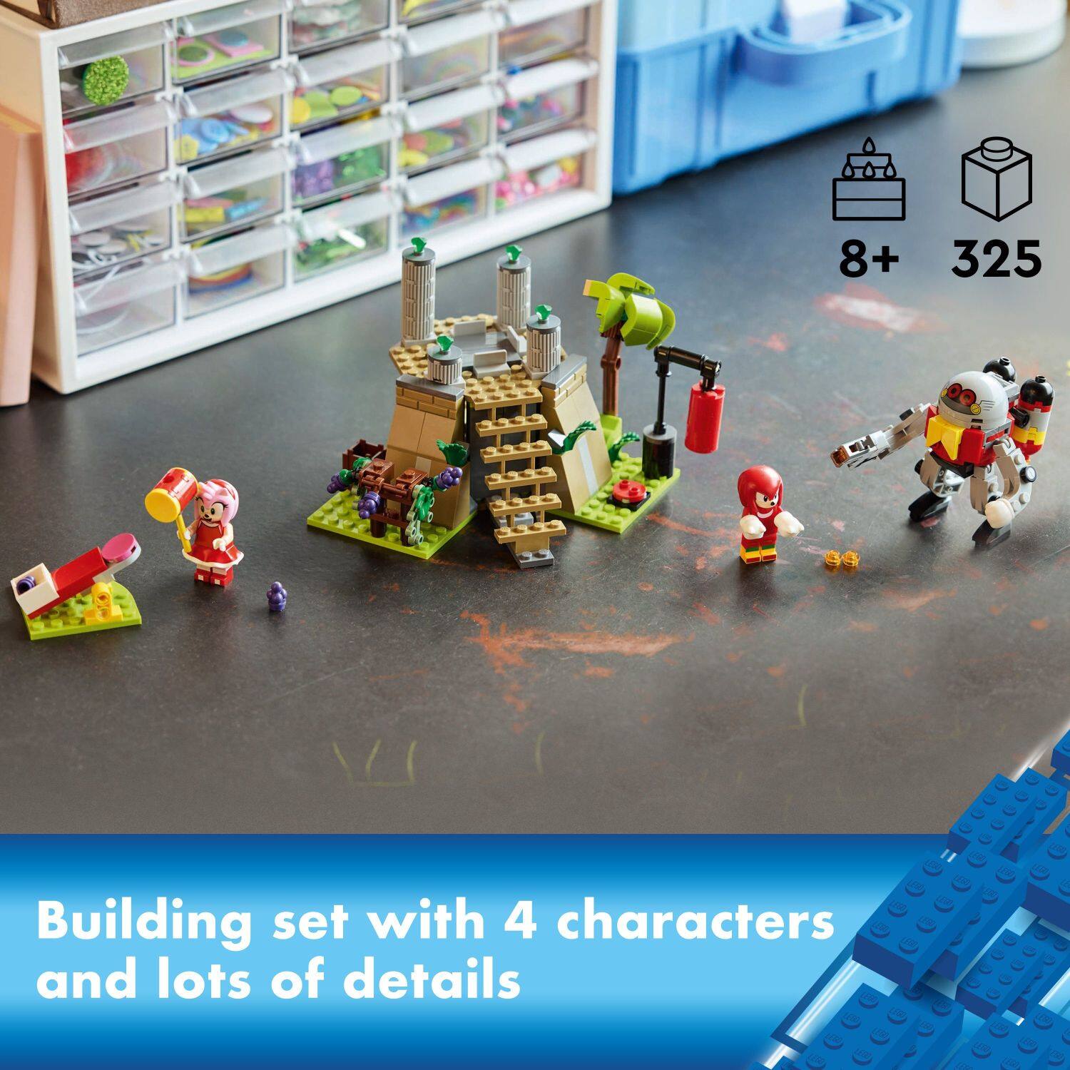 "8+ 325 Building set with 4 characters and lots of details"