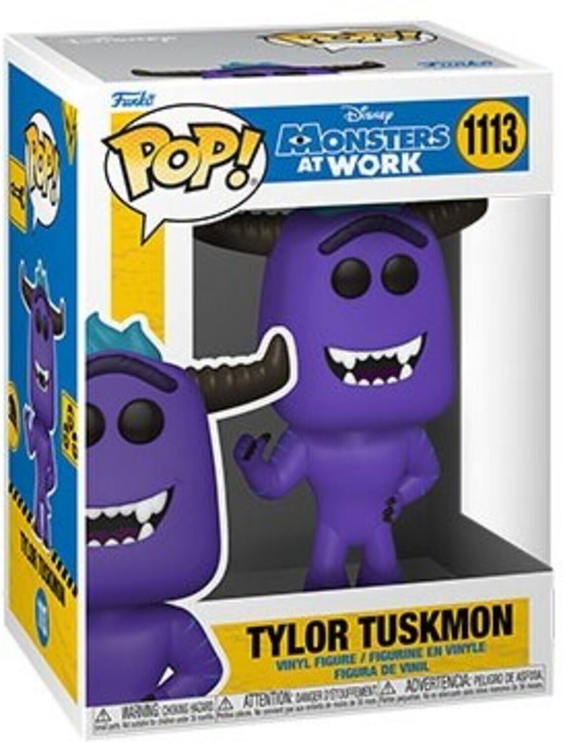 Fueks Disney MONSTERS 1113 POP! AT WORK TYLOR TUSKMON VINYL FIGURINE / FIGURE EN VINYLE FIGURA DE VINIL