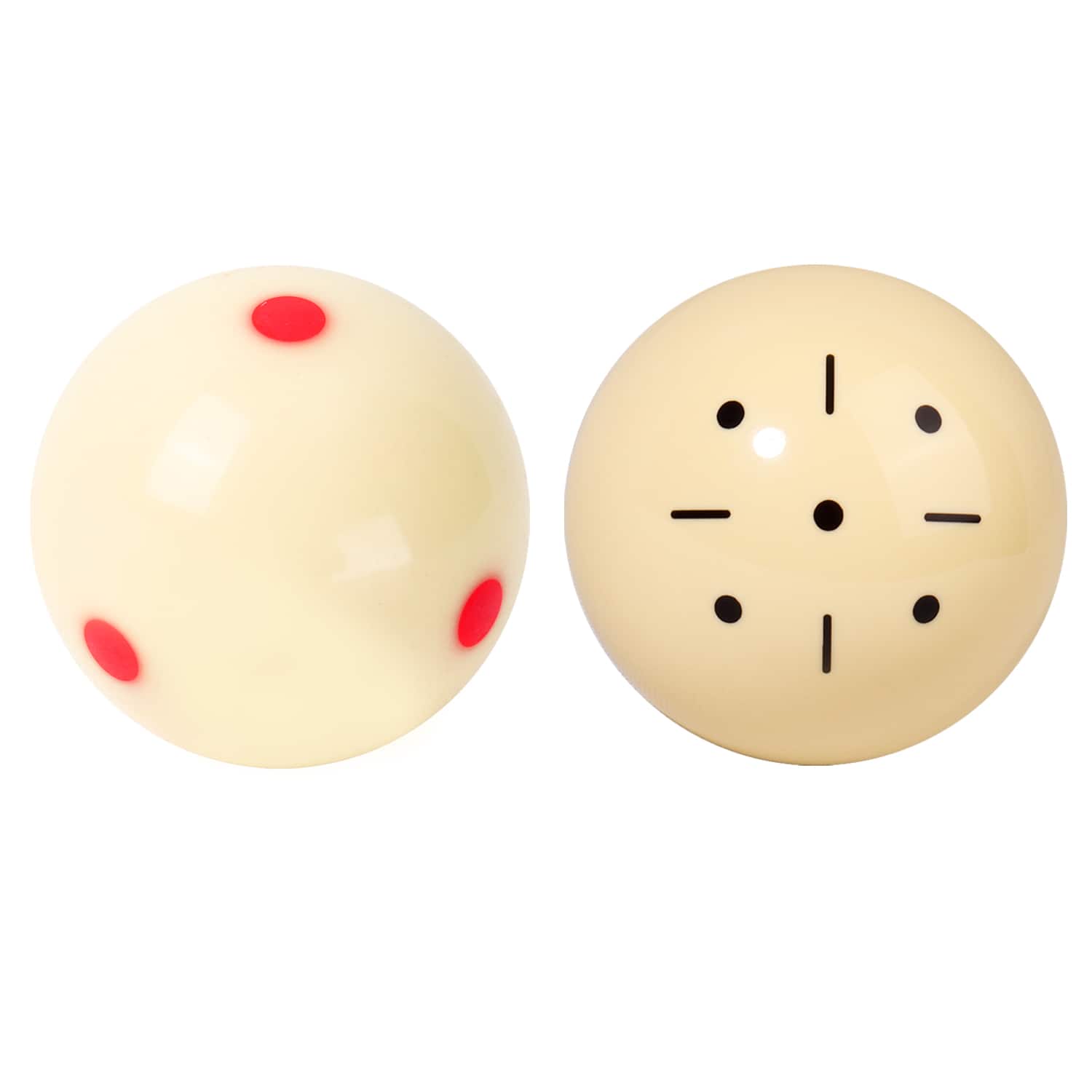 GSE Games & Sports Expert 2 1/4 Inch 6 Red Dot & Black Dot