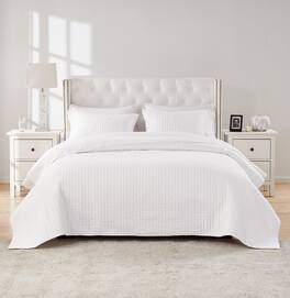 BreeBe - Monterrey Quilt Set 3-Piece King/Cal King - Antique White