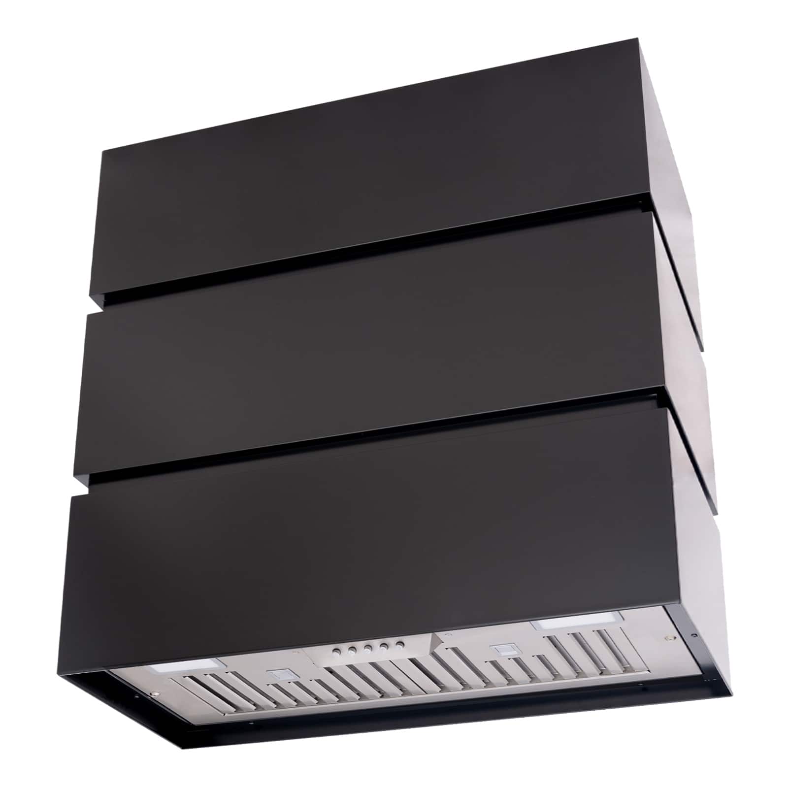 Akicon - 30 inches - Externally Vented - Wall Range Hood - Black
