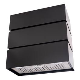 Akicon - 30 inches - Externally Vented - Wall Range Hood - Black