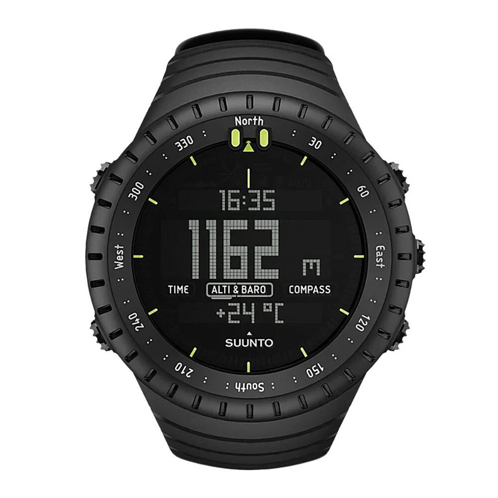 300 West  
240 North  
330 30  
16:35  
1162 m  
TIME  
ALTI & BARO  
COMPASS  
+24 °C  
SUUNTO  
North  
South  
East  
West