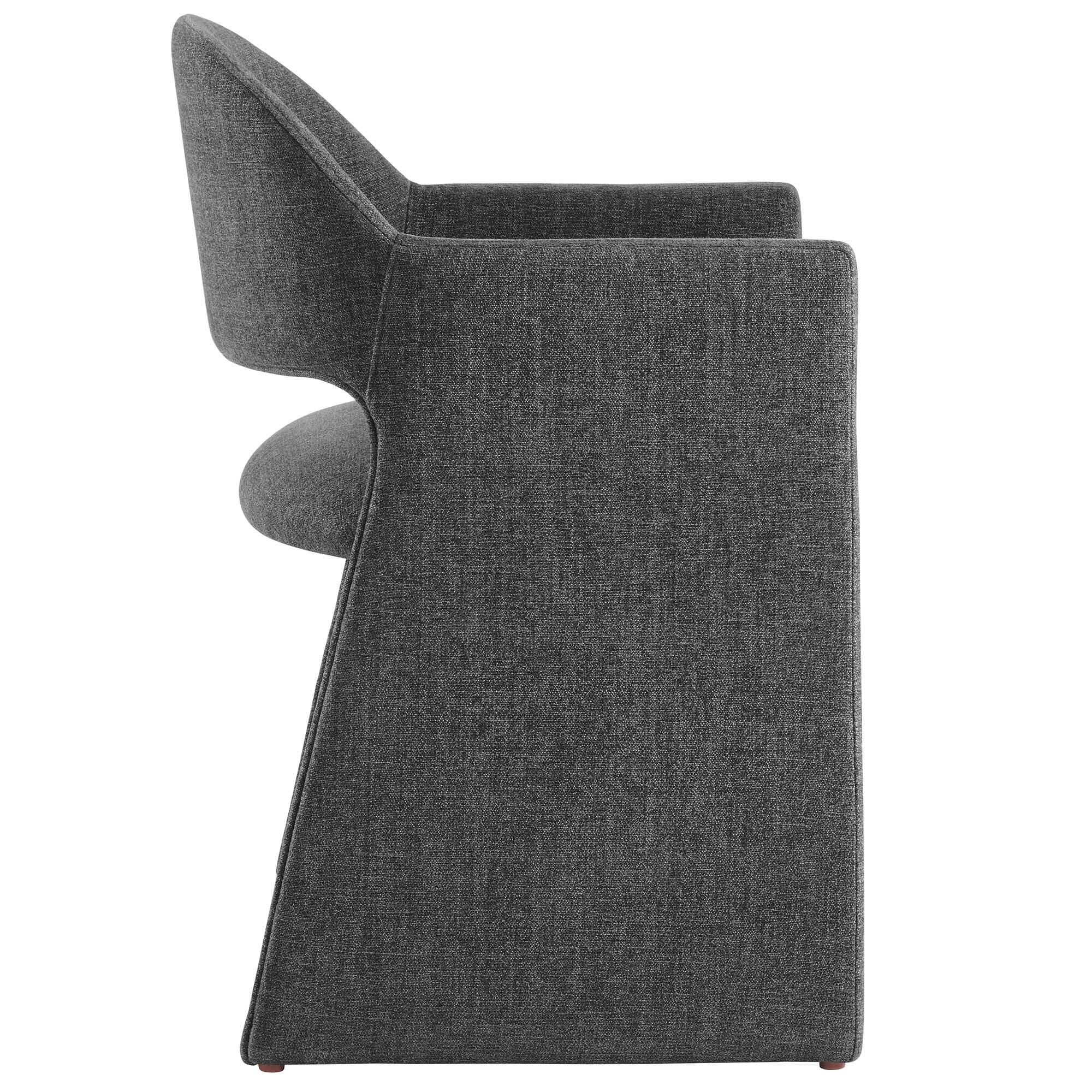 Alt View 2. Modway - Talia Dining Armchair - Charcoal.
