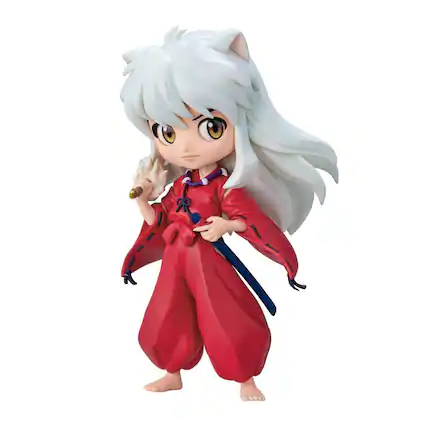 Front. Little Buddy - InuYasha Banpresto Q Posket Figure | Inuyasha Ver. A - Red.
