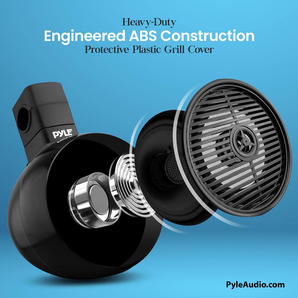 Heavy-Duty  
Engineered ABS Construction  
Protective Plastic Grill Cover  

PYLE  

PyleAudio.com