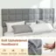 Soft Upholstered Headboard: Breathable, Skin-friendly, Comfortable